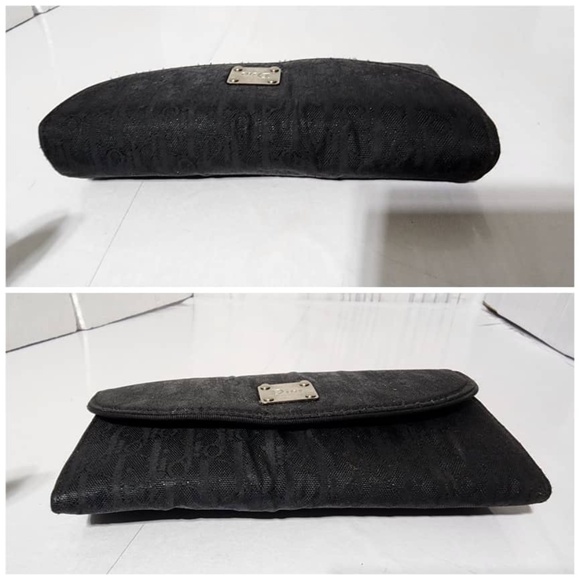 Authentic Dior Oblique Monogram Canvas Continental Wallet - Picture 5 of 13